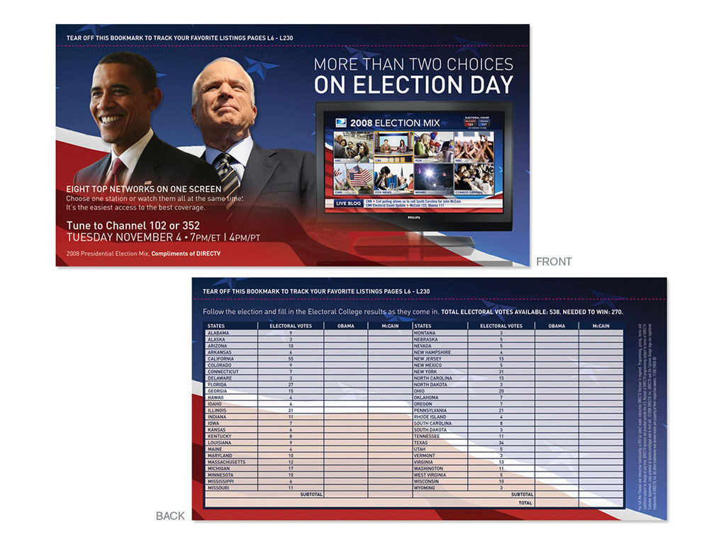 Election Day Bookmark